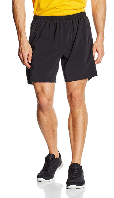 Brooks Mens Sherpa IV Seven Inch Shorts Black