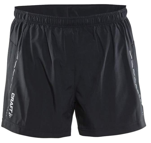 Craft Mens Essential Running and Training Fitness Workout Reflective 5 Inseam Shorts