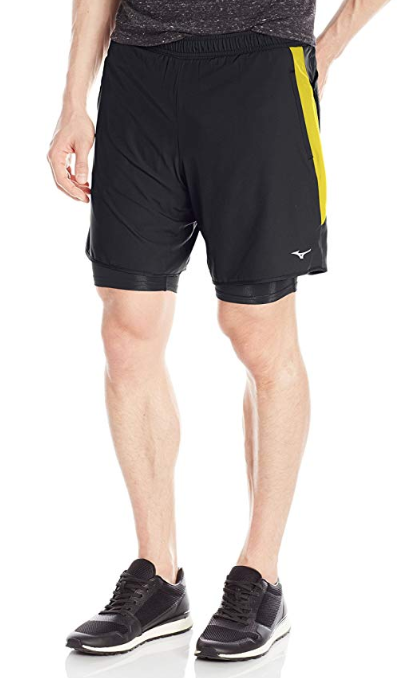 mizuno 2 in 1 shorts