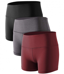 Cadmus Women's High Waist Stretch Athletic Workout Shorts
