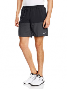 Nike Mens Nine Inch Distance Black Running Shorts