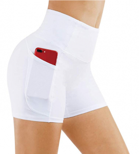 THE GYM PEOPLE High Waist Yoga Shorts
