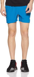 asics silver 5 inch running shorts