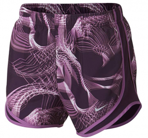 NIKE Women's Dry Tempo Chemistry Printed Running Shorts